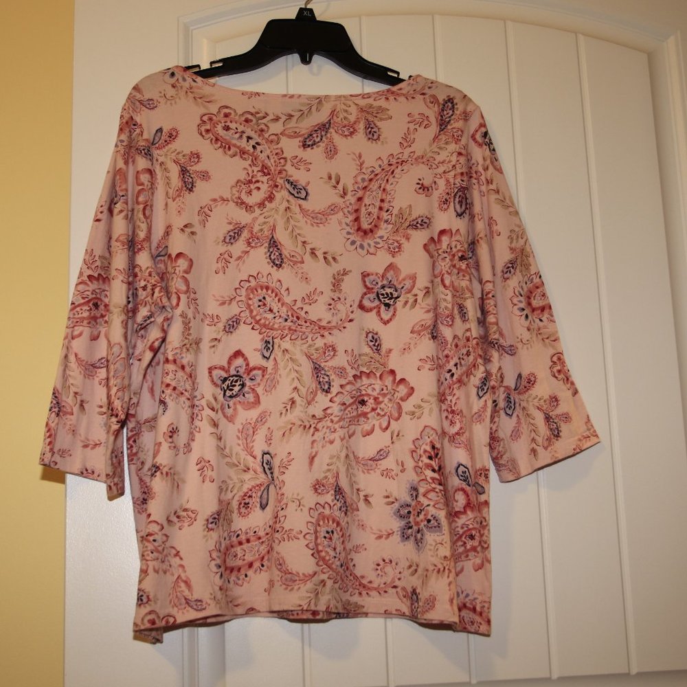 JH Collectibles 3/4 Sleeve Tee 2X - Picture 3 of 3